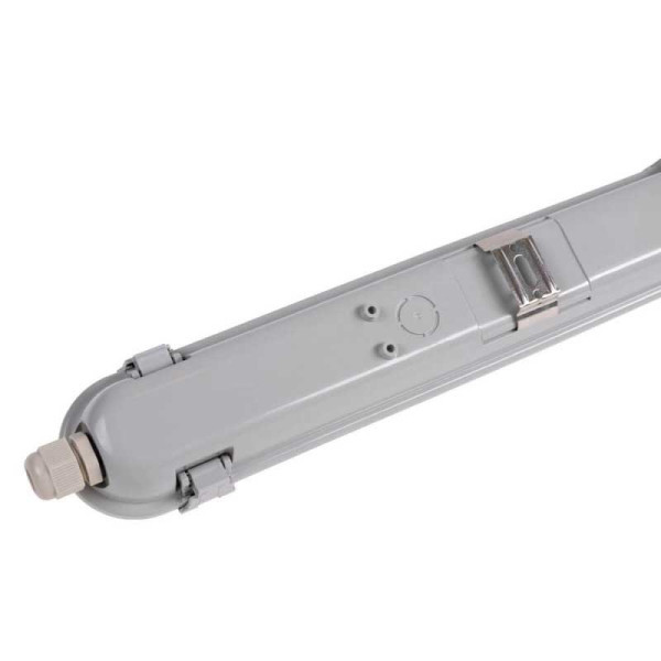 Vodotijesno kučište jednostruko za LED cijev T8 120 cm 18W IP65 sa LED cijevi