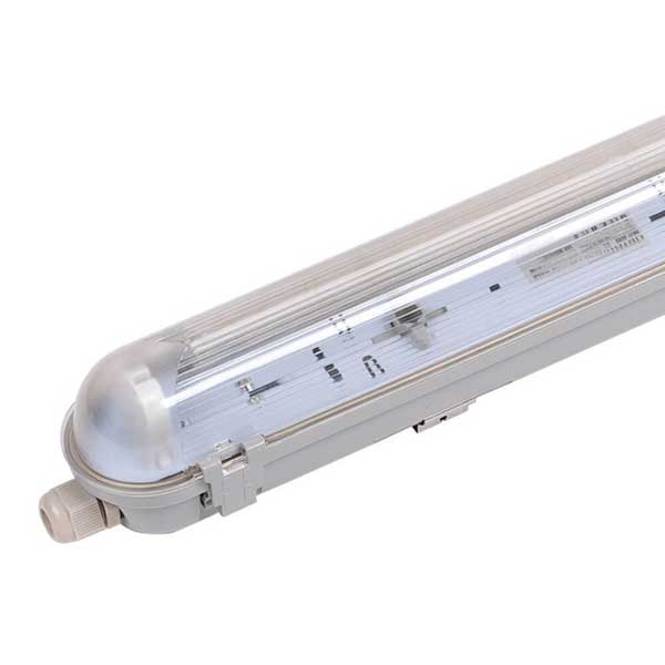 Vodotijesno kučište jednostruko za LED cijev T8 60 cm IP65 LED cijevi OT-6650 Led žarulje - LED rasvjeta