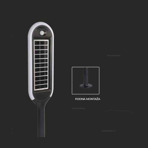 VRTNA PODNA Solarna SVJETILJKA 53W 4000K IP65 400lm IP54 Senzor pokreta
