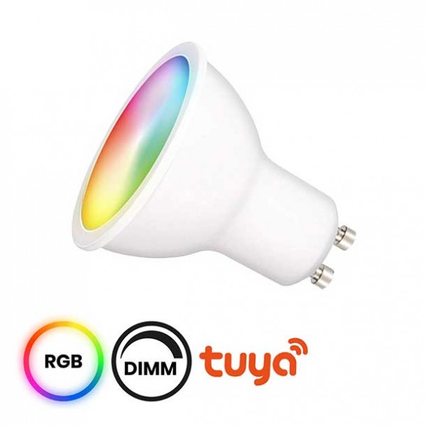 Wi-Fi GU10 5W Smart Tuya RGB+CCT+DIM LED žarulja