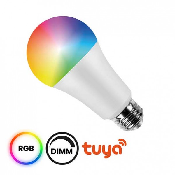 Wi-Fi LED žarulja A60 12W E27 Smart Tuya RGB+CCT+DIM
