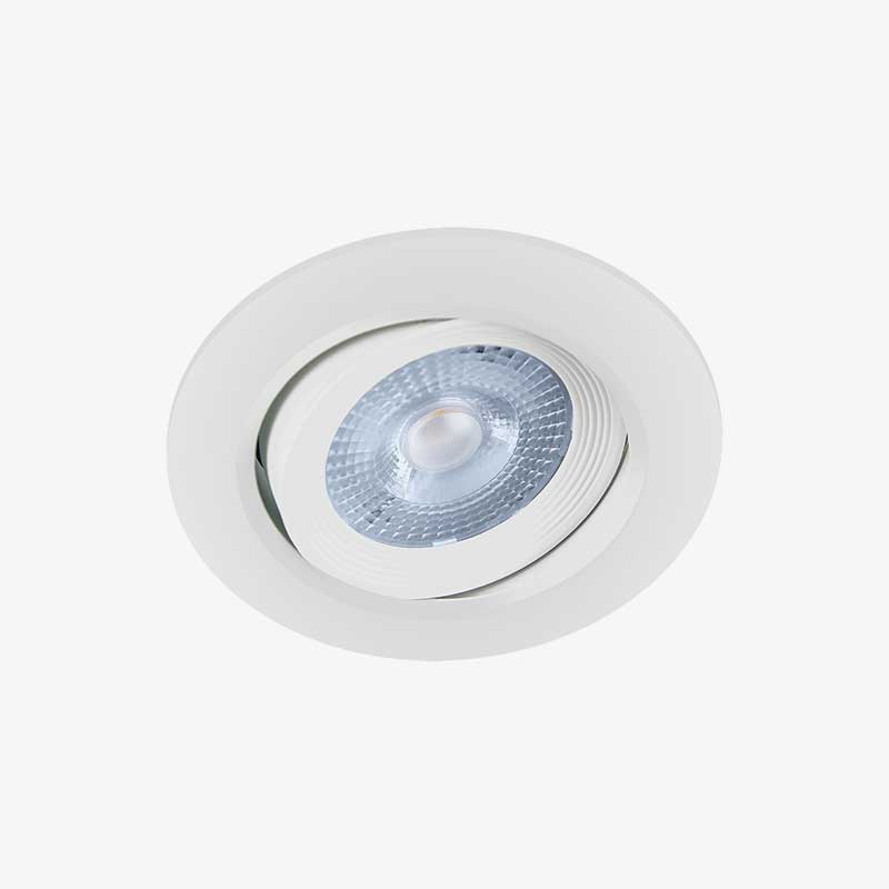 Okrugla zakretna ugradbena LED spot svjetiljka MONI 5W CCT odabir svjetlosti