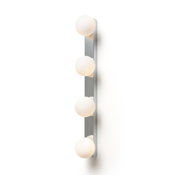 Zidna nadgradna svjetiljka Domino krom/opalno staklo 230V 4xG9 IP44 LED unutarnja rasvjeta R14390 - iDEAL LED | Led žarulje - LED rasvjeta iDEAL LED | Led žarulje - LED rasvjeta Zidna nadgradna svjetiljka Domino krom/opalno staklo 230V 4xG9 IP44