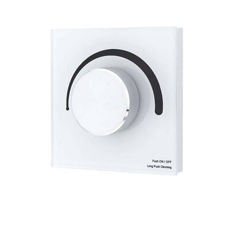 Zidni LED kontroler / Dimmer T1-K za jednobojnu LED traku 12-48V DC