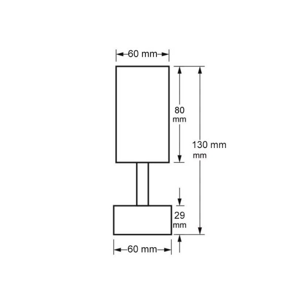 Zidni/Stropni LED reflektor Elan 230V GU10