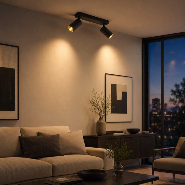 Zidni/Stropni LED reflektor Filo 2xGU10