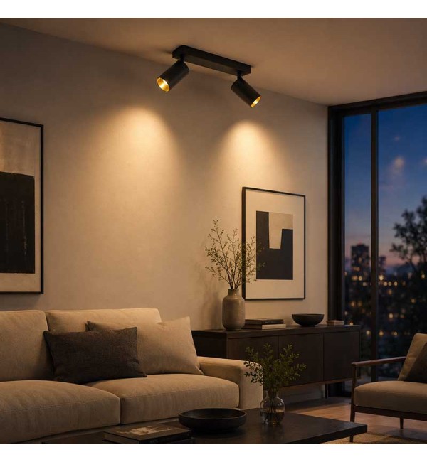 Zidni/Stropni LED reflektor Filo 2xGU10