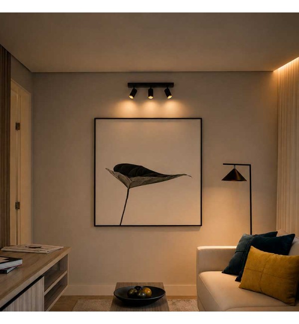 Zidni/Stropni LED reflektor Filo 3xGU10