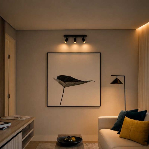 Zidni/Stropni LED reflektor Filo 3xGU10
