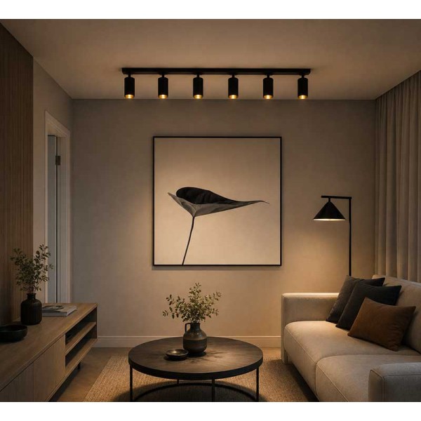 Zidni/Stropni LED reflektor Filo 6xGU10