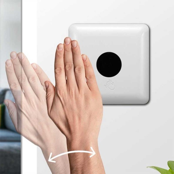Zidni ugradni IC senzor svjetla mahanje rukom max 500W IP20