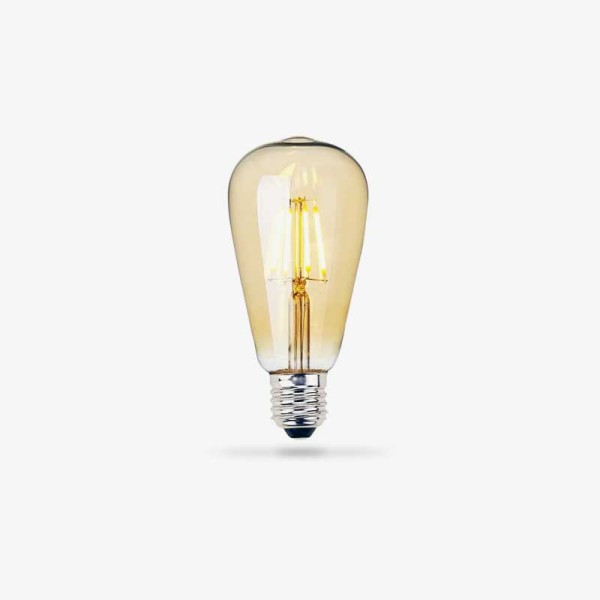 Zlatna dimabilna filament LED žarulja 8W ST64