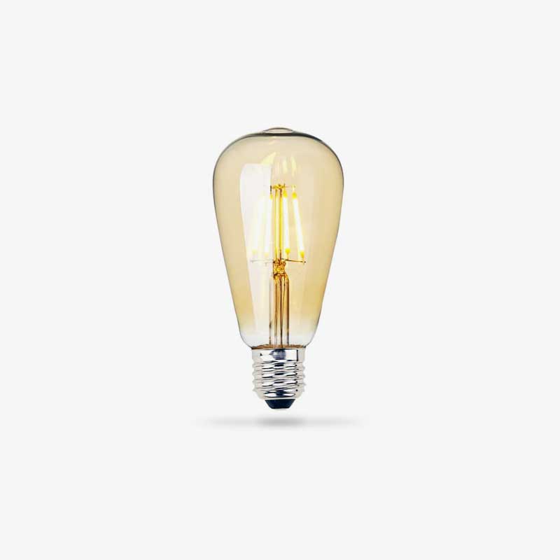 Zlatna filament E27 LED žarulja 8W ST64