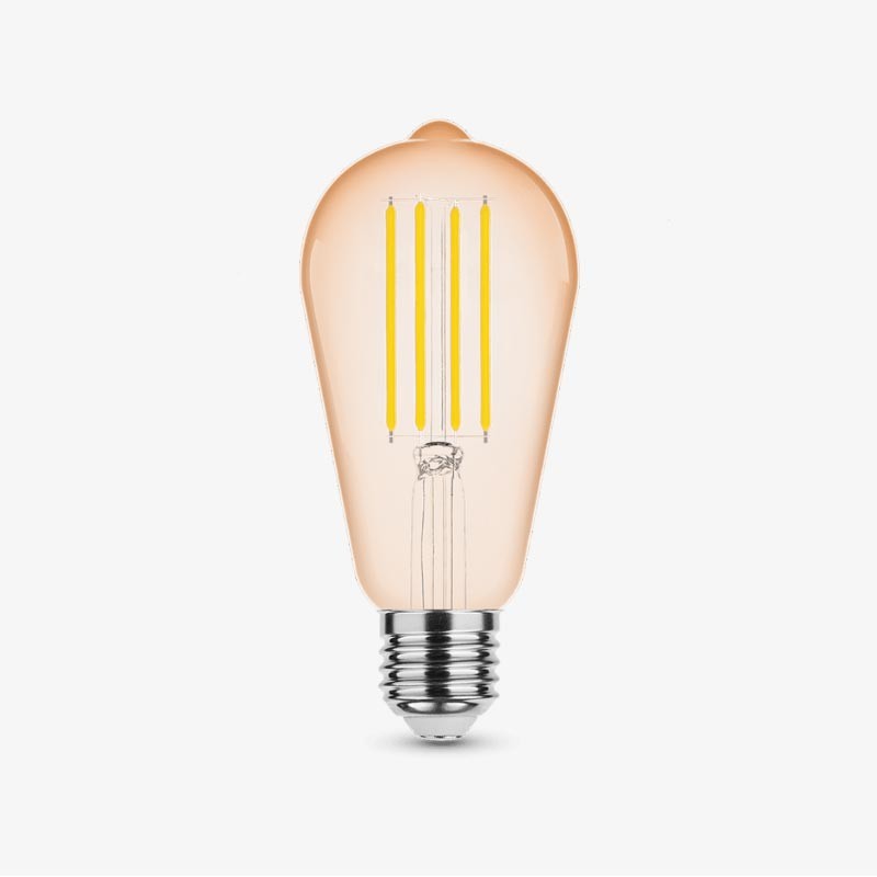 Zlatna filament LED žarulja E27 9W ST64 2200K