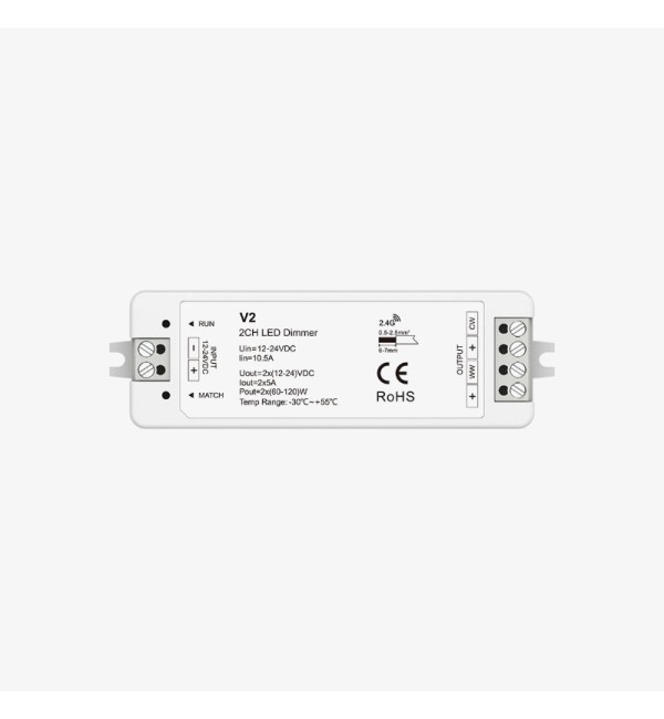 Zonski kontroler za CCT LED trake 12-24V DC
